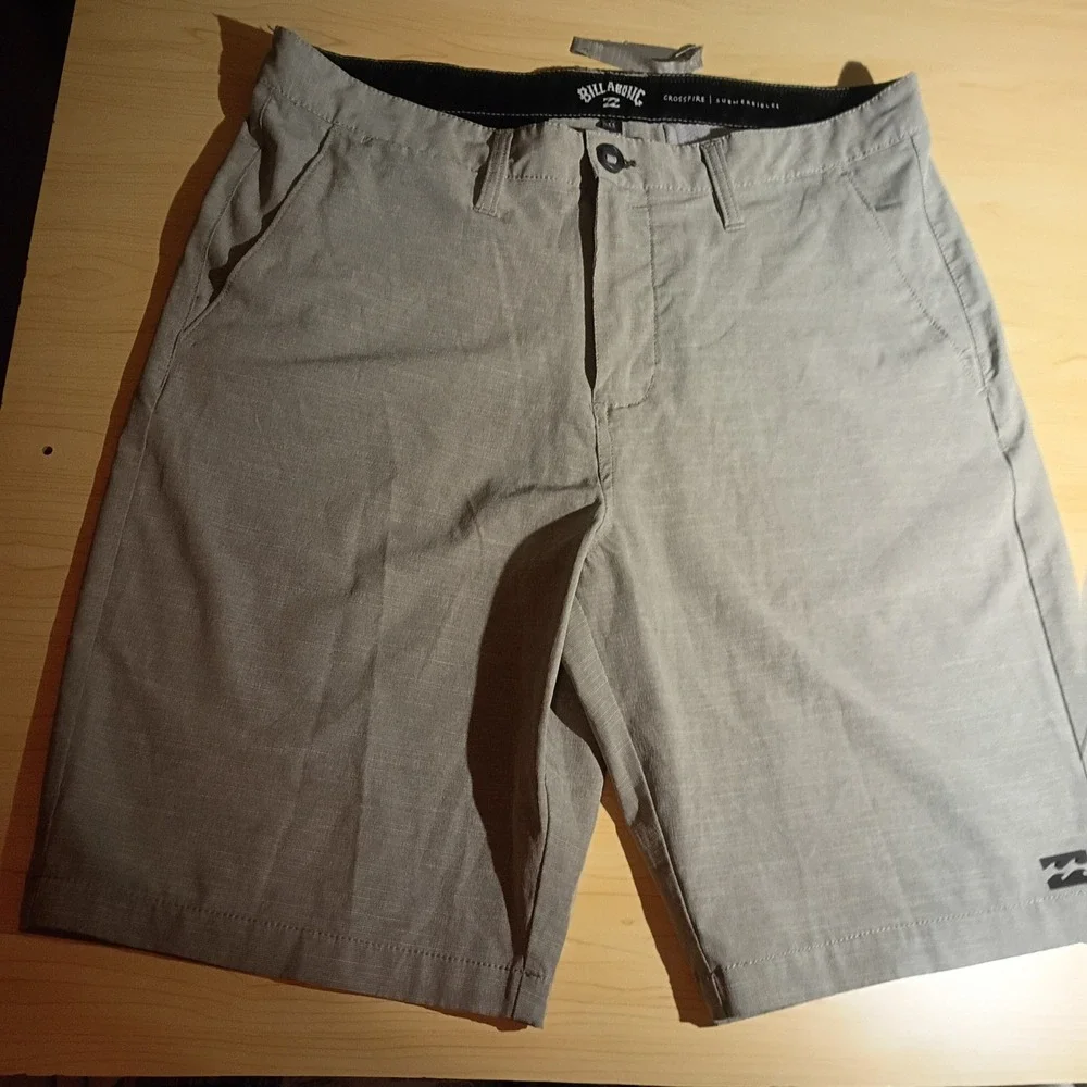 Billabong Hybrid Shorts Mens 33 Grey Crossfire Heathered Walk Shorts